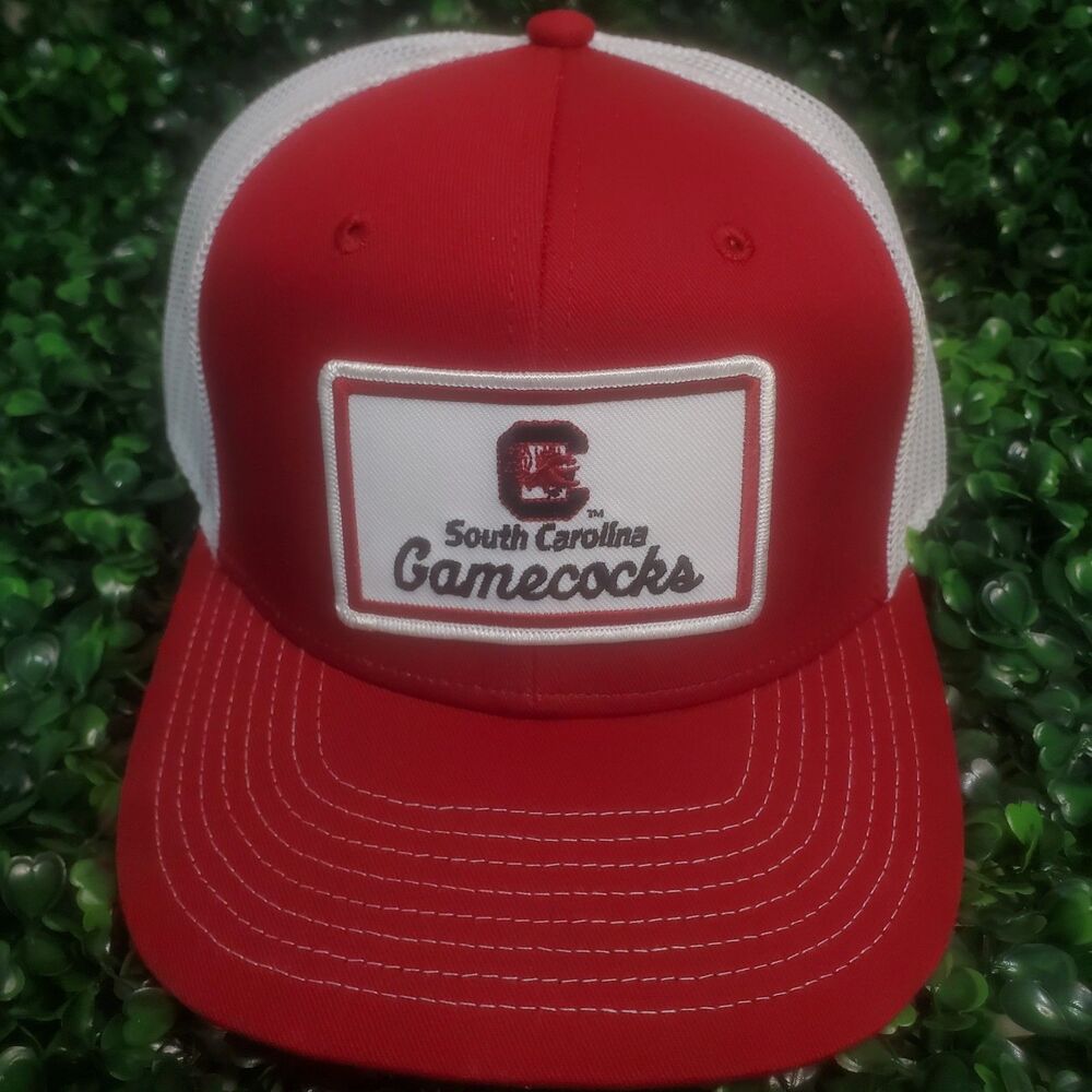 South Carolina Gamecocks Trucker Mesh Cap The Game Headwear Red White Snapback